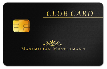 black club card, smartcard