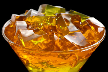 Jelly in glass