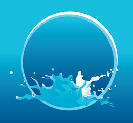 vector water background