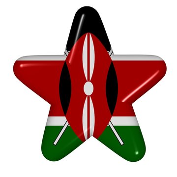 star in colors of Kenya