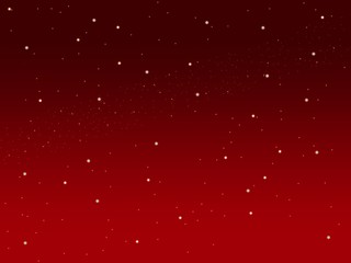 Christmas red sky background little stars