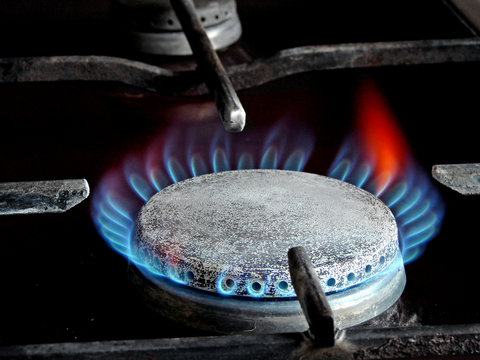 burning gas ring