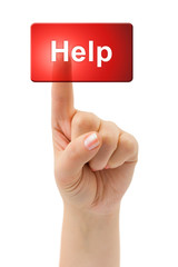 Hand and button Help