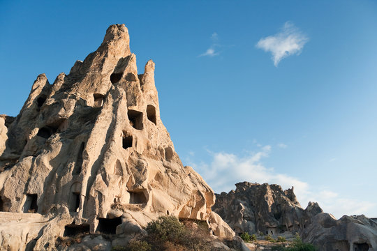 Churches in rock in Cappadocia