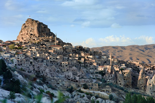 Volcanic landscape of Uchisar - Cappadocia