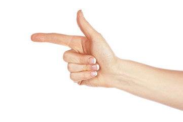 Various signs hands and palms