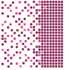 Simple vector mosaic background in dark violet color