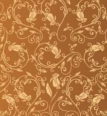 Background with roses