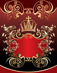 label in the manner of heraldic sign