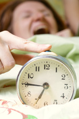 disturbing a sleeping woman