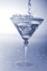 water in  glass