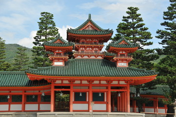 Fototapeta premium Temple Heian Jingu à Kyoto