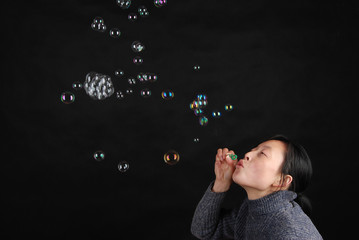 Fototapeta premium Soap bubbles