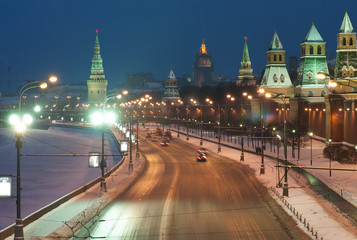 Obraz premium Kremlin street