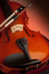 violino con archetto particolarre