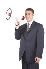 Businessman Shouting