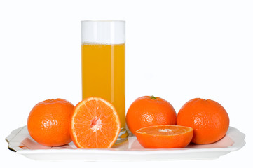 Fruits and juice