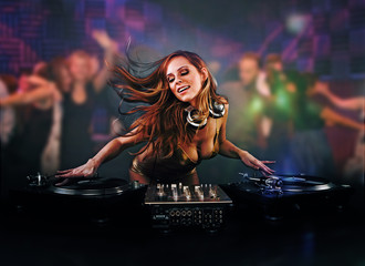 Beautiful DJ girl