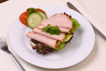 Wurstbrot mit Kassler