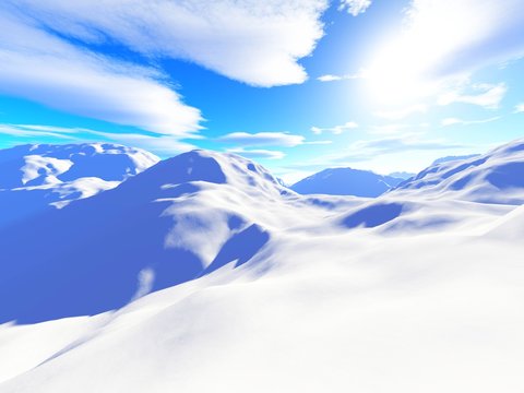 Winter im Gebirge