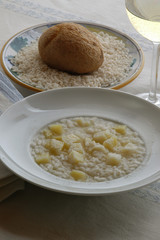 Minestra di riso e patate - Primi piatti