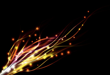 Blurry abstract orange light effect eps10 with transparency