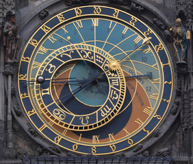 Fototapeta na wymiar Old astronomical clock