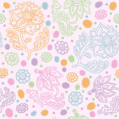 flower seamless pattern