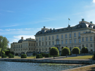 Drottningholm's castle (Sweden, Stockholm)
