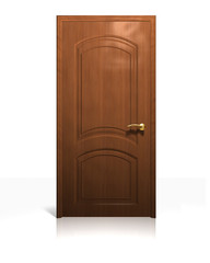 Cherry wood door