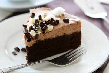 Fototapeta na wymiar Ciasto czekoladowe