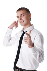 The young successful businessman