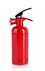 fire extinguisher isolated on white