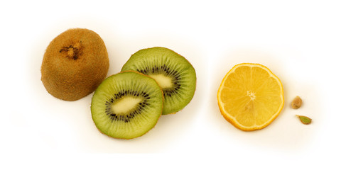 Fototapeta premium citron et kiwi