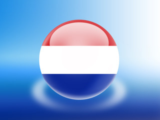 Naklejka premium bandeira da Holanda