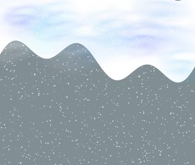 Obraz premium paysage d'hiver