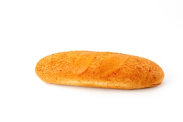 bread loaf isolated on white