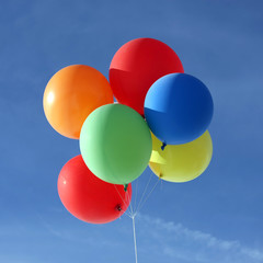 Farbige Luftballons