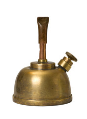 old copper spirit lamp
