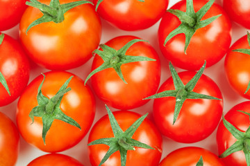 Fresh Cherry Tomatoes background