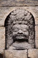 Fototapeta na wymiar sculpture temple de pashupatinah