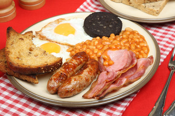 Full English Fried Breakfast