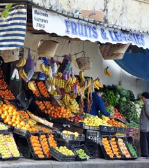 Abwaschbare Fototapete fruits et légumes...étalage © rachid amrous