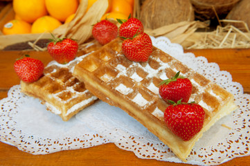 Belgian waffles