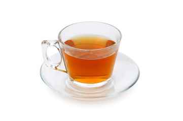Cup of tea isolated on the white