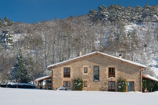 Caserio en Olano, Alava, Spain