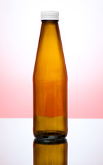 Water bottle against the background