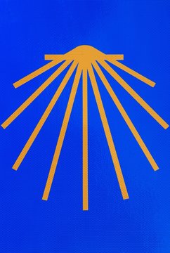 Pilgern,Symbol,Jakobsmuschel,Santiago de Compostela,Galicien