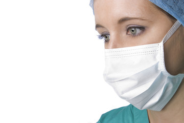 Medical student / doctor in scrubs