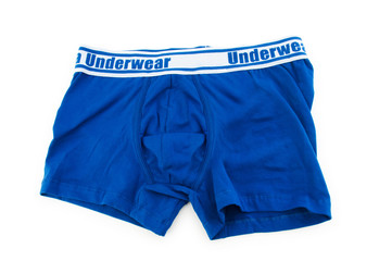 Male underwear isolated on the white